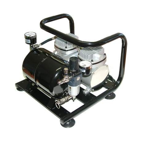 12. Sparmax TC-520A Twin Cylinder Airbrush Compressor