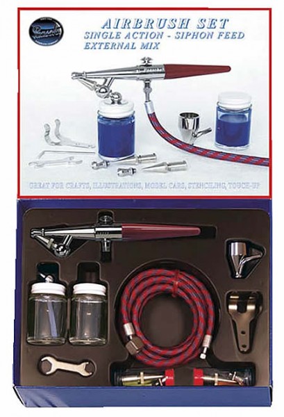 Paasche H-set airbrush (3 sizes in 1 package)